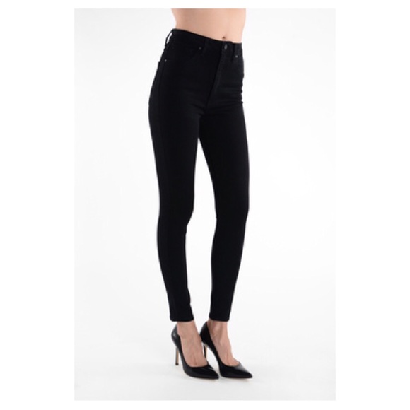 Just Black High Rise Cropped Ankle Jegging - Picture 2 of 6